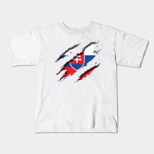 Slovakia Shredding Kids T-Shirt